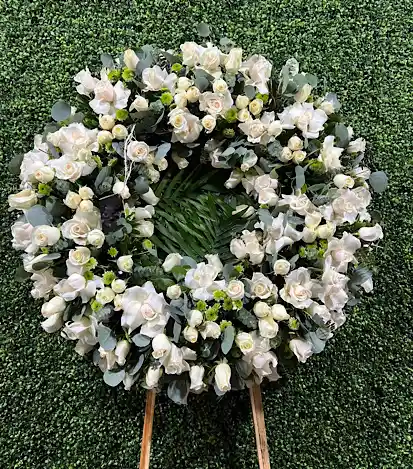 Corona de flores a domicilio  1
