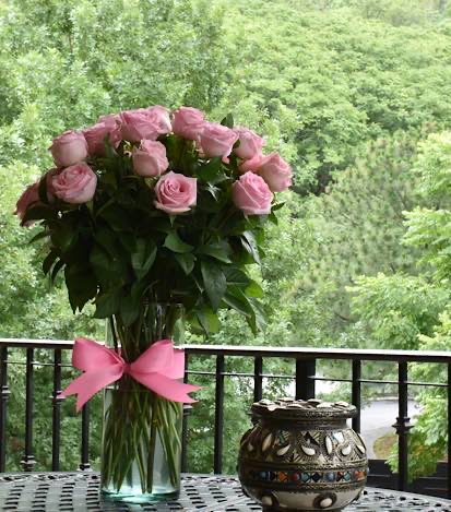 Florero 24 Rosas Rosa - Flores a Domicilio 4